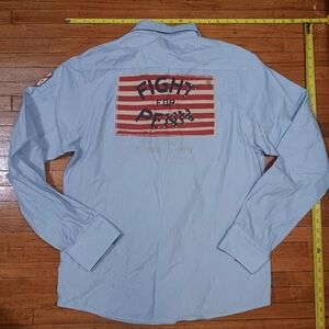 Scotch & Soda Light Blue Casual Button Down Shirt